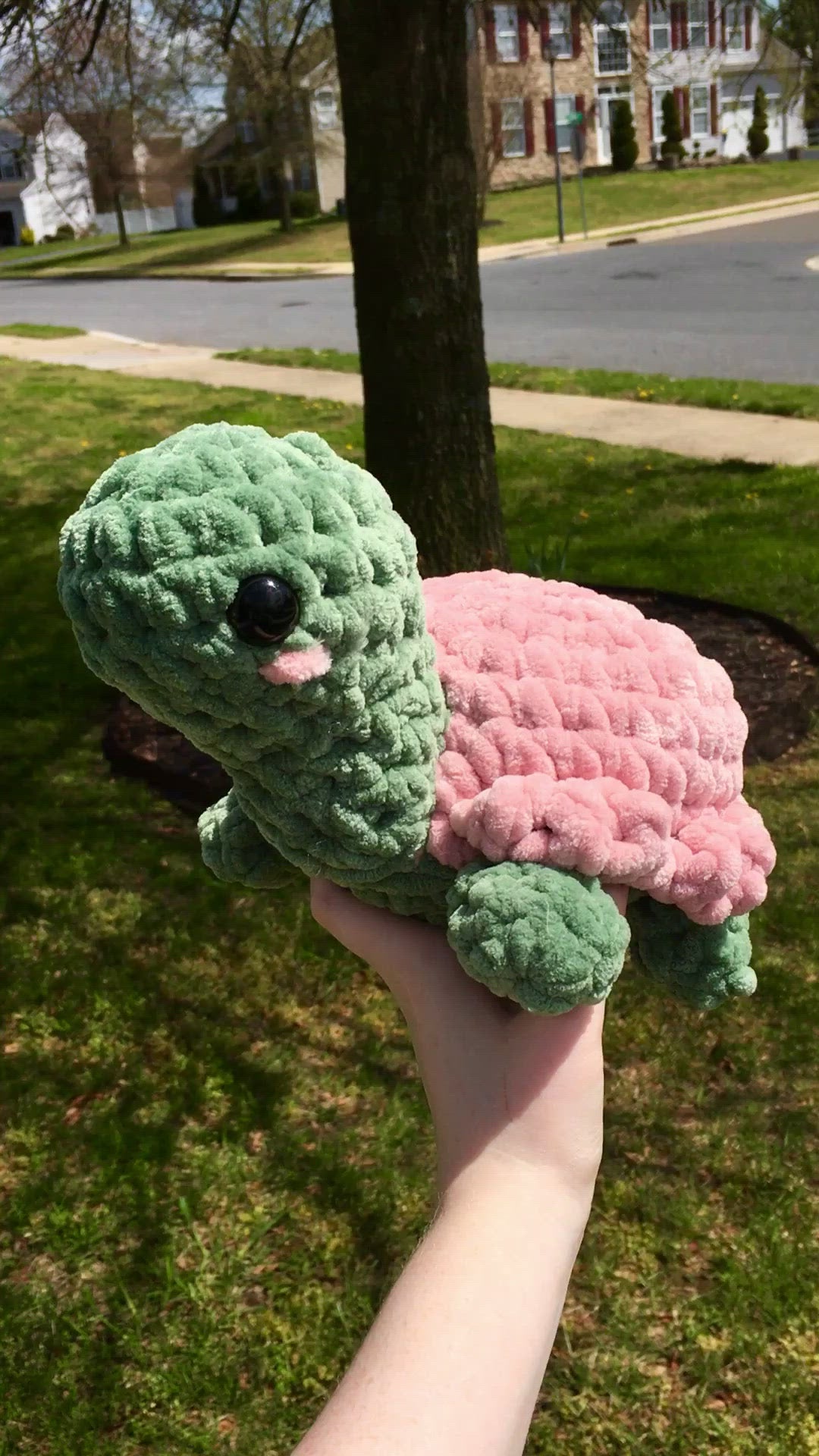 Crochet Turtle Plush