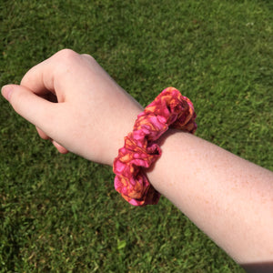 Pink Lava Mini Scrunchie