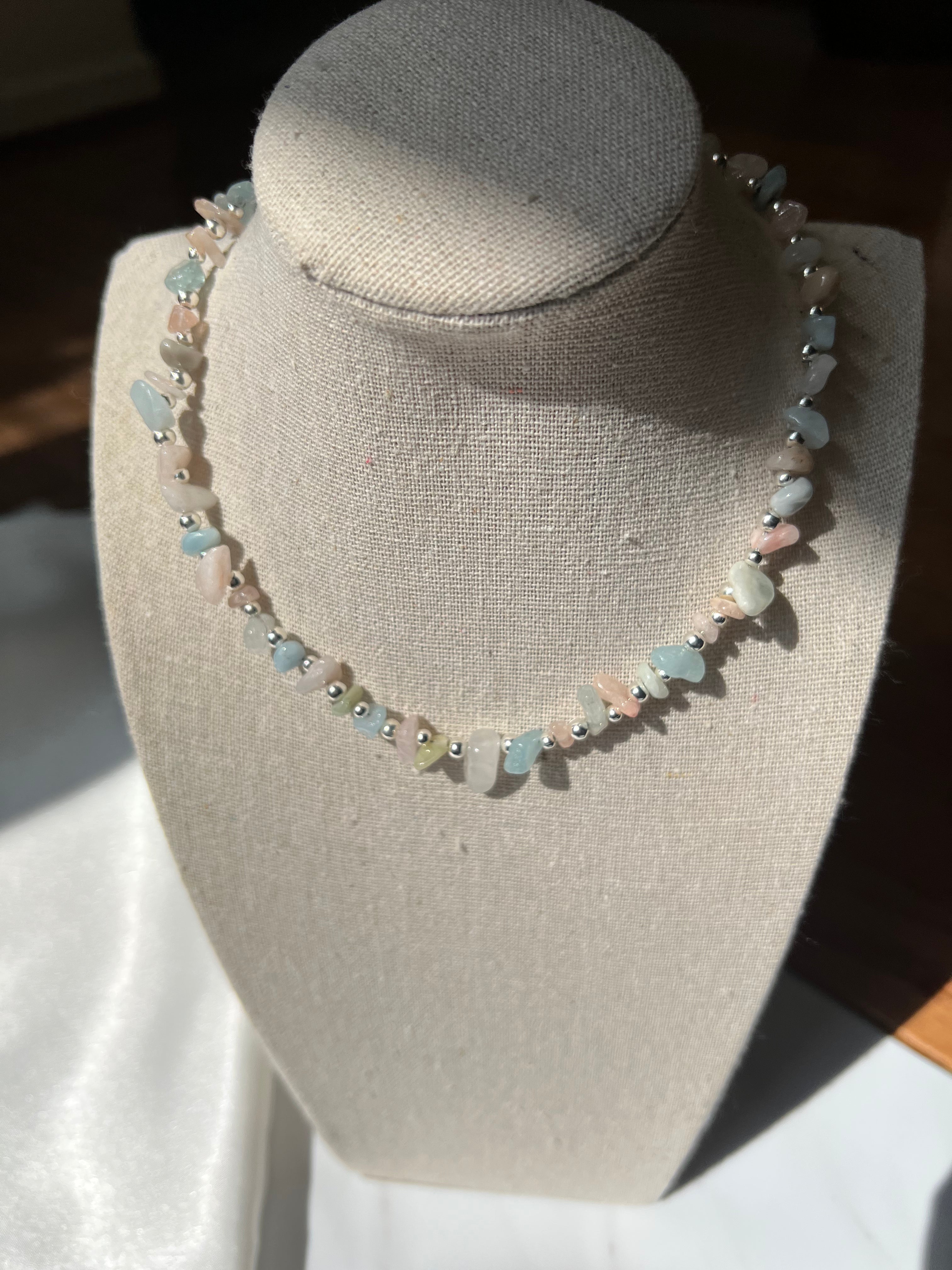 Pastel Candy Crystal Necklace