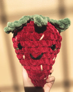 Susie the Strawberry Handmade Crochet Plush