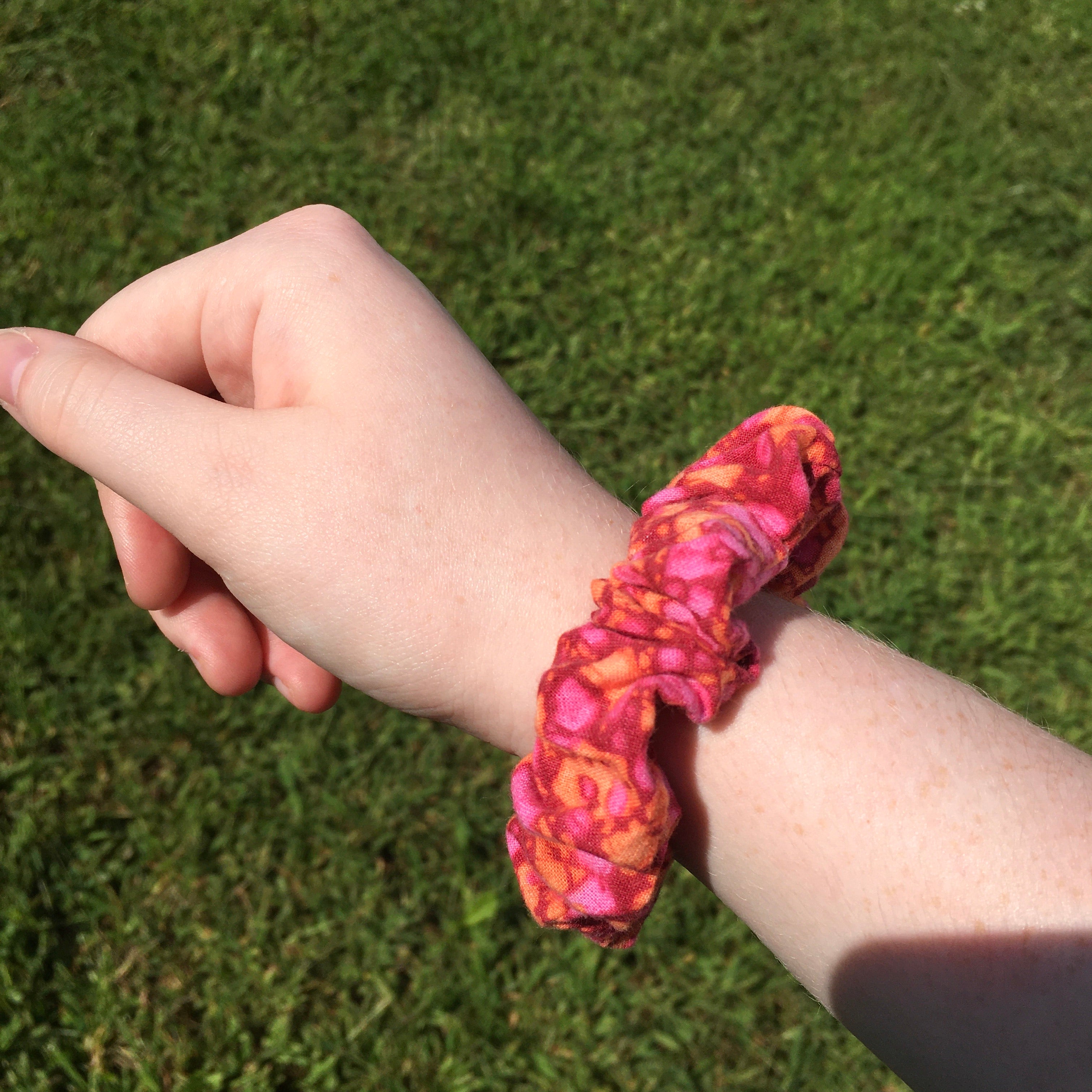 Pink Lava Mini Scrunchie