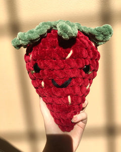 Susie the Strawberry Handmade Crochet Plush