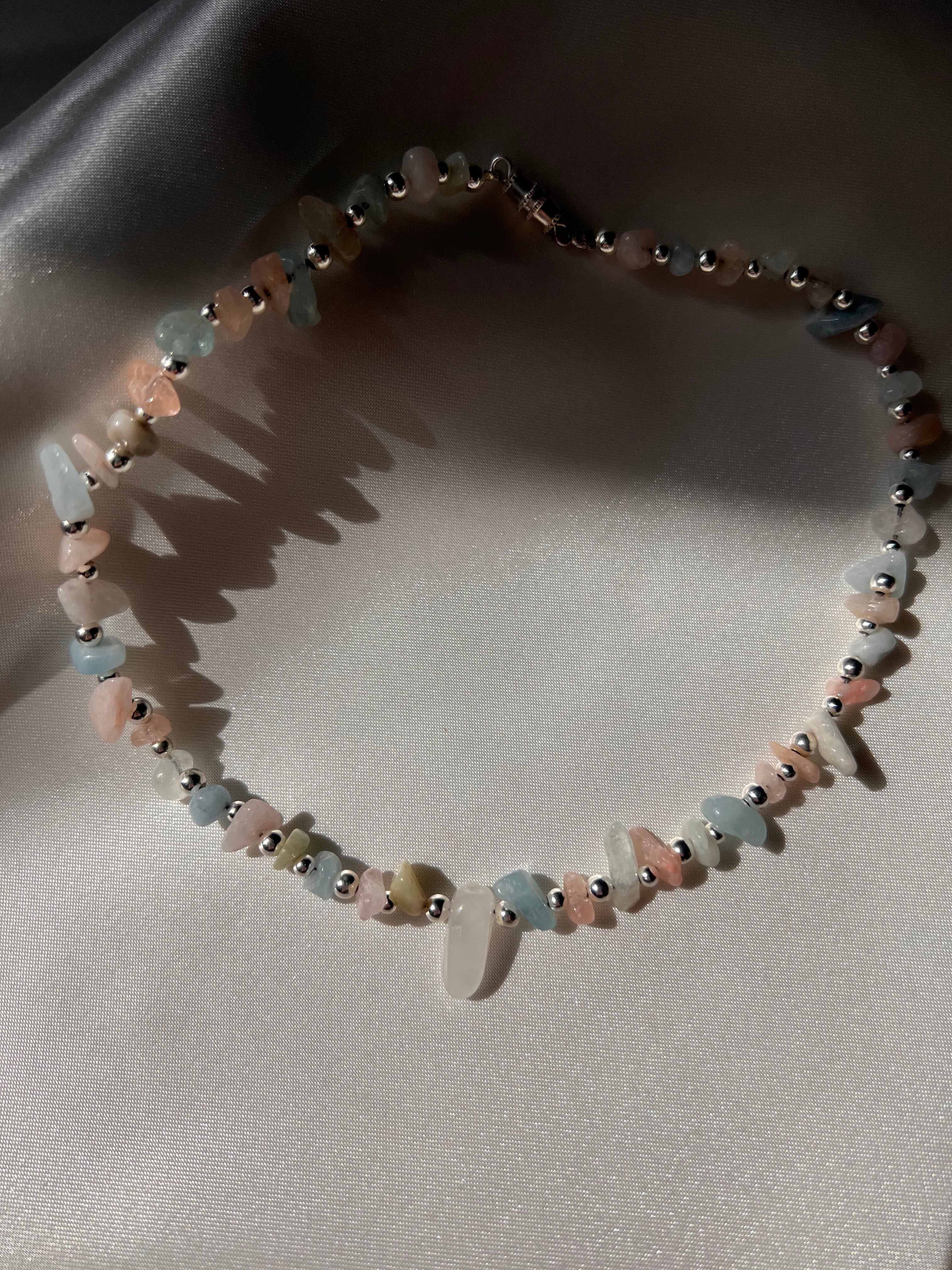 Pastel Candy Crystal Necklace