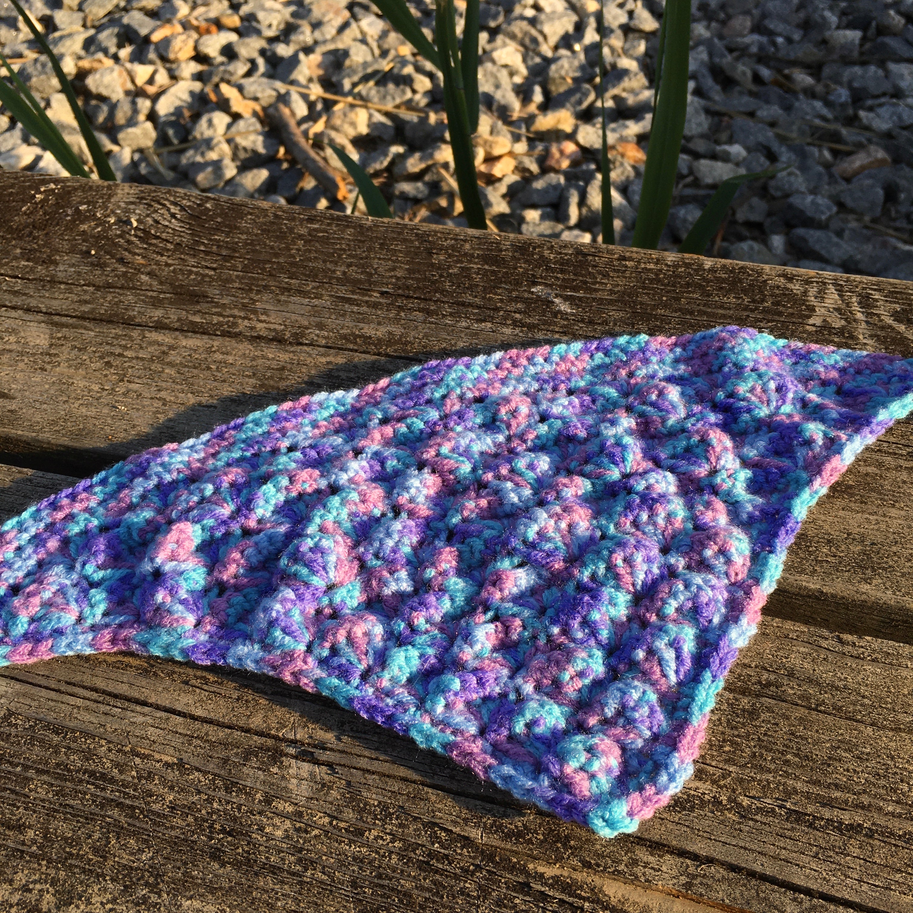 Mermaid Crochet Bandana