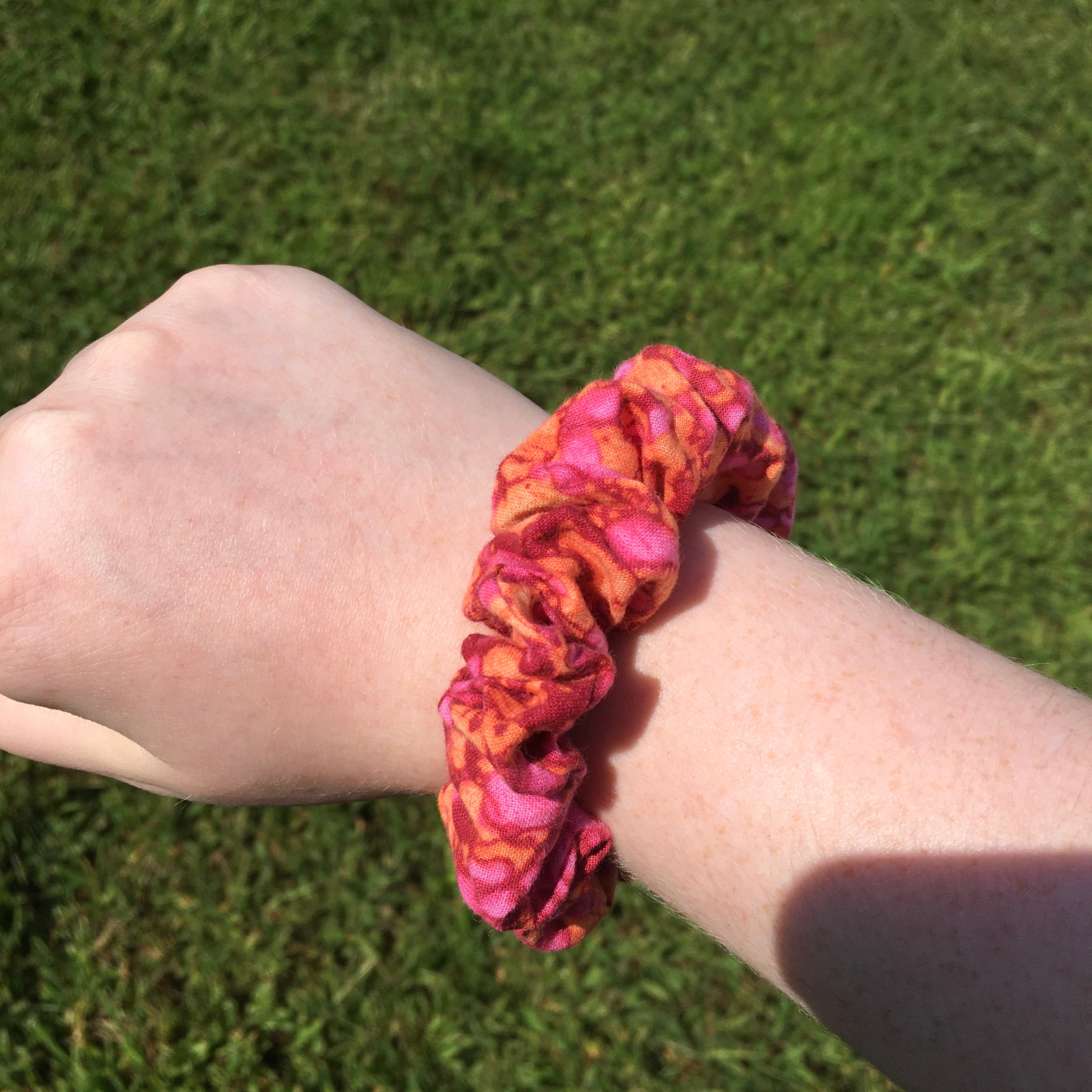 Pink Lava Mini Scrunchie