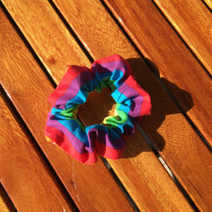 Rainbow Scrunchie